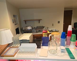 Kitchen Items, Glassware, Dishes, Pot & Pans