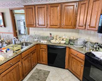 Kitchen Items, Glassware, Dishes, Pot & Pans