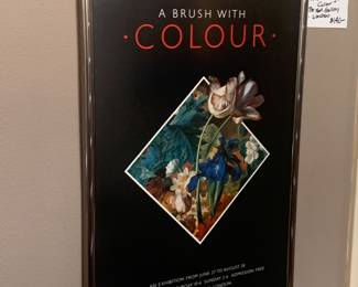 Framed British museum print