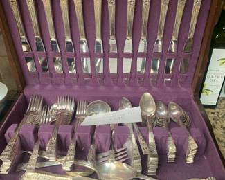 Beautiful Vintage stainless steel flatware in original cases got two sets