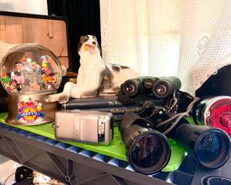 Macy's 80th Anniversary Snow Globe, binoculars