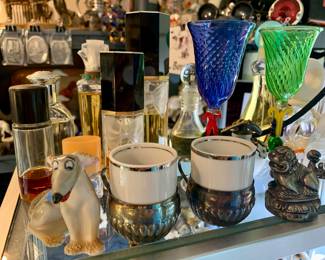 Perfume's, Colored Glass wine glass's