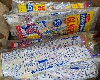 Vintage Sealed Airplane Glider Toys