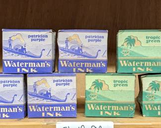 Waterman's Inks NOS in boxes