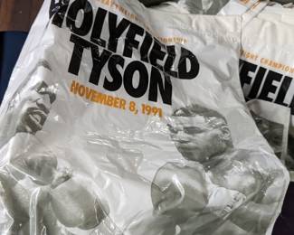 Mike Tyson / Evander Holyfield Promo Bags from 1991