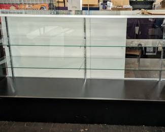 Retail Display Showcase with shelves