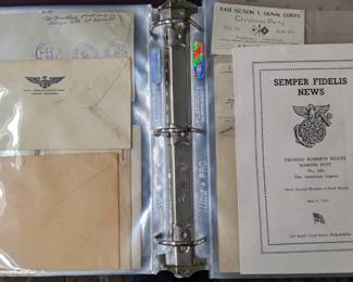 Military / Naval Ephemera Binder
