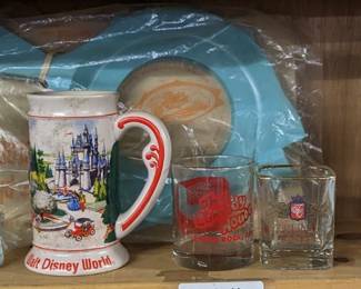 Mugs and Steins including Disney World Stein