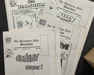 Sampling of Newspaper Comics in Containers