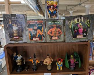 Marvel Mini Busts with Boxes