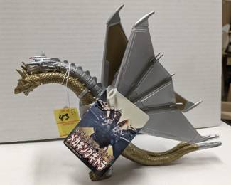 Mecha King Ghidorah Figure with tags