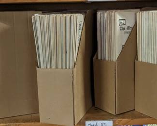 4 Containers of Newspaper Comics