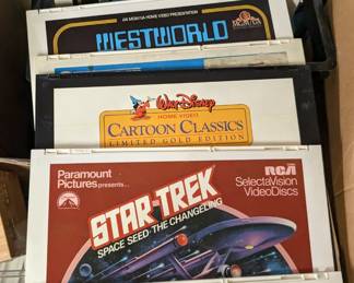 Great Videodisc Lot with Star Trek & James Bond
