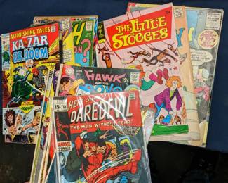 Mixed Vintage Marvel & DC Comic Books
