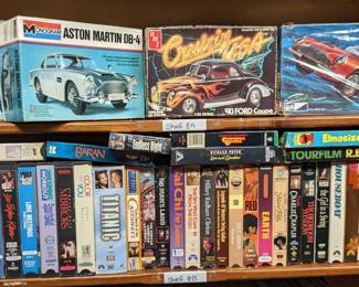 Model Kits And VHS Lots