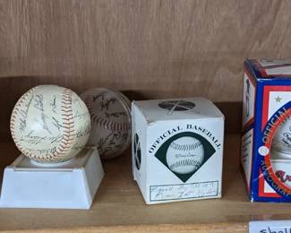 Signed Baseballs