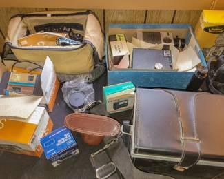 Vintage camera gear
