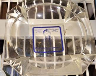 Vintage advertising ashtray