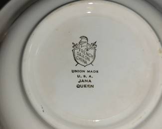 French Saxon China Jana Queen dinnerware