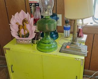 Vintage record cabinet