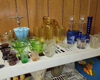 Vintage glassware