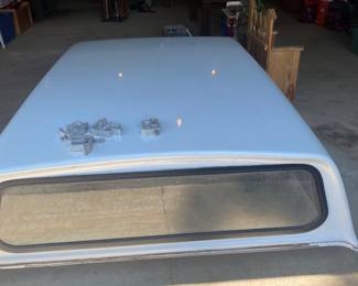 topper front view, clamps to attach to truck