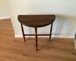 Mid Century 1/2 Moon wall table