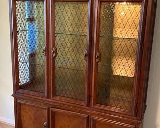 Huge Drexel Livorno Italian Style China Cabinet 1960's