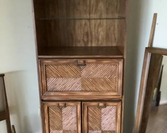 Mid Century Wall Unit w/desk or Bar Cabinet