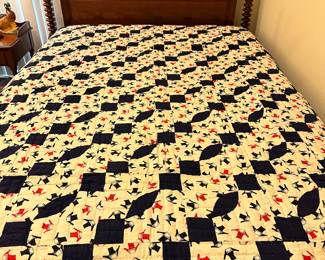 WWII Patriotic, Sailor Shirt, 4 Patch Quilt