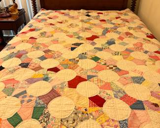 Vintage, 1930's "Snowball" Quilt