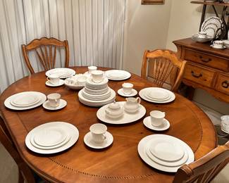 Royal Douton "Innocence" 12, 5 Piece Place-Settings,Plus 7 Hostess and other Serving Pieces