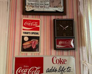 Coca Cola Signs & Clocks