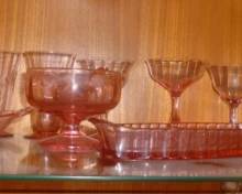 PINK GLASSWARE
