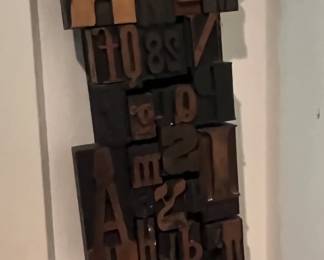 printing press letters 