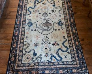 Antique hand made rug