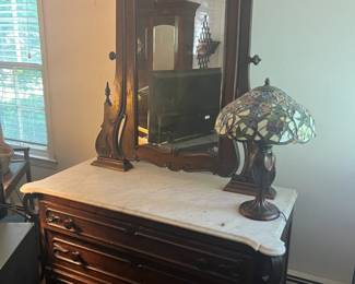 Victorian Marble top dresser
