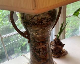 Satsuma Porcelain Vase lamp