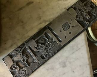 Vintage printing letter presses 