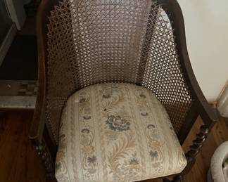 victorian cane chair
