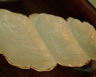 Lenox leaf serving plate