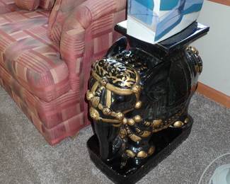 Elephant end table