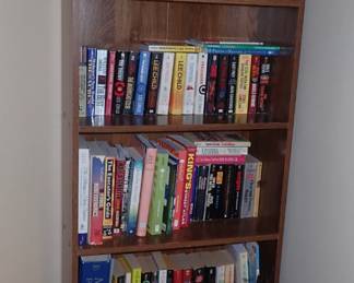 Bookcase & lots of books