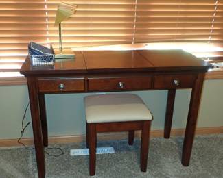 Dressing table and stool
