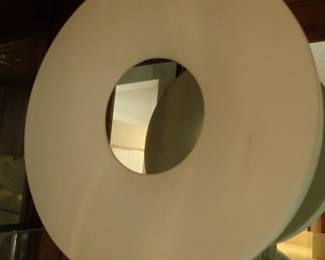 Round vase with circle in middle