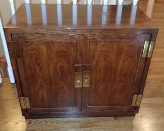 Henredon 2 door cabinets with Asian accents