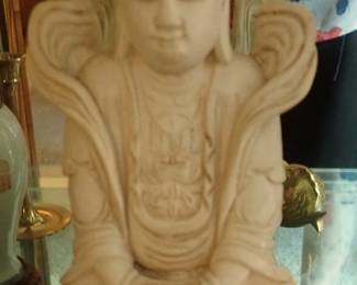 Asian figures on marble