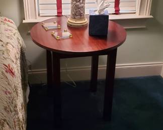 Round side table