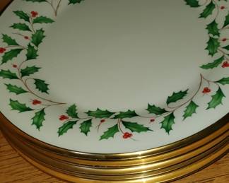 Lennox Christmas Holiday dinner plates