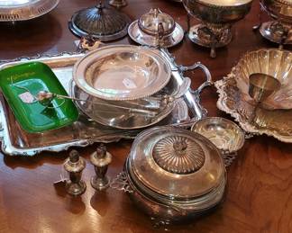 Sterling and silver plate